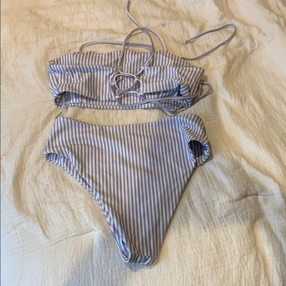 Never used cute striped Shein Swimsuit! - Picture 2 of 3